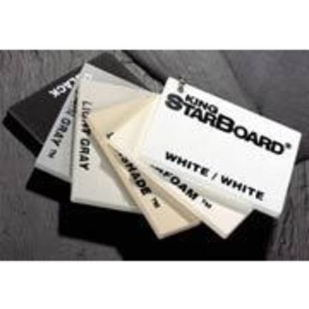 PROFESSIONAL PLASTICS White/White Starboard Sheet, 0.375 X 54.000 X 96.000 [Each] SSTARWW.375X54.000X96.000